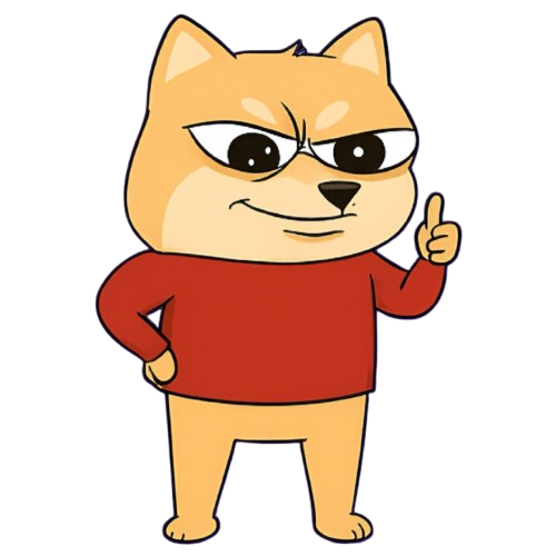 Shiba Inu giving a thumbs up, representing final words